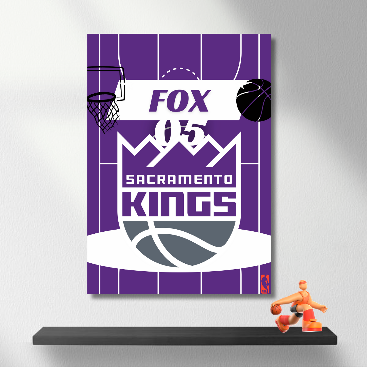 Fox: Sacramento Kings | NBA Poster