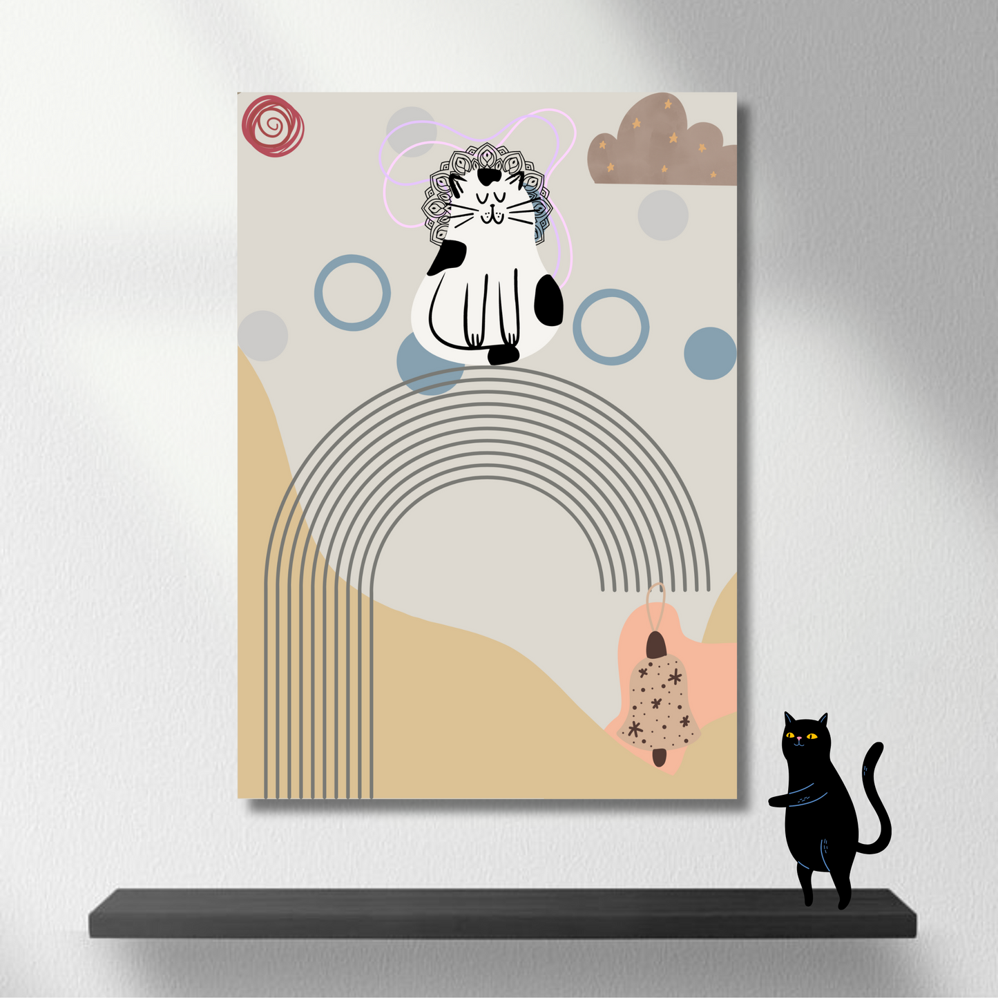 Curiosity | Cat Poster