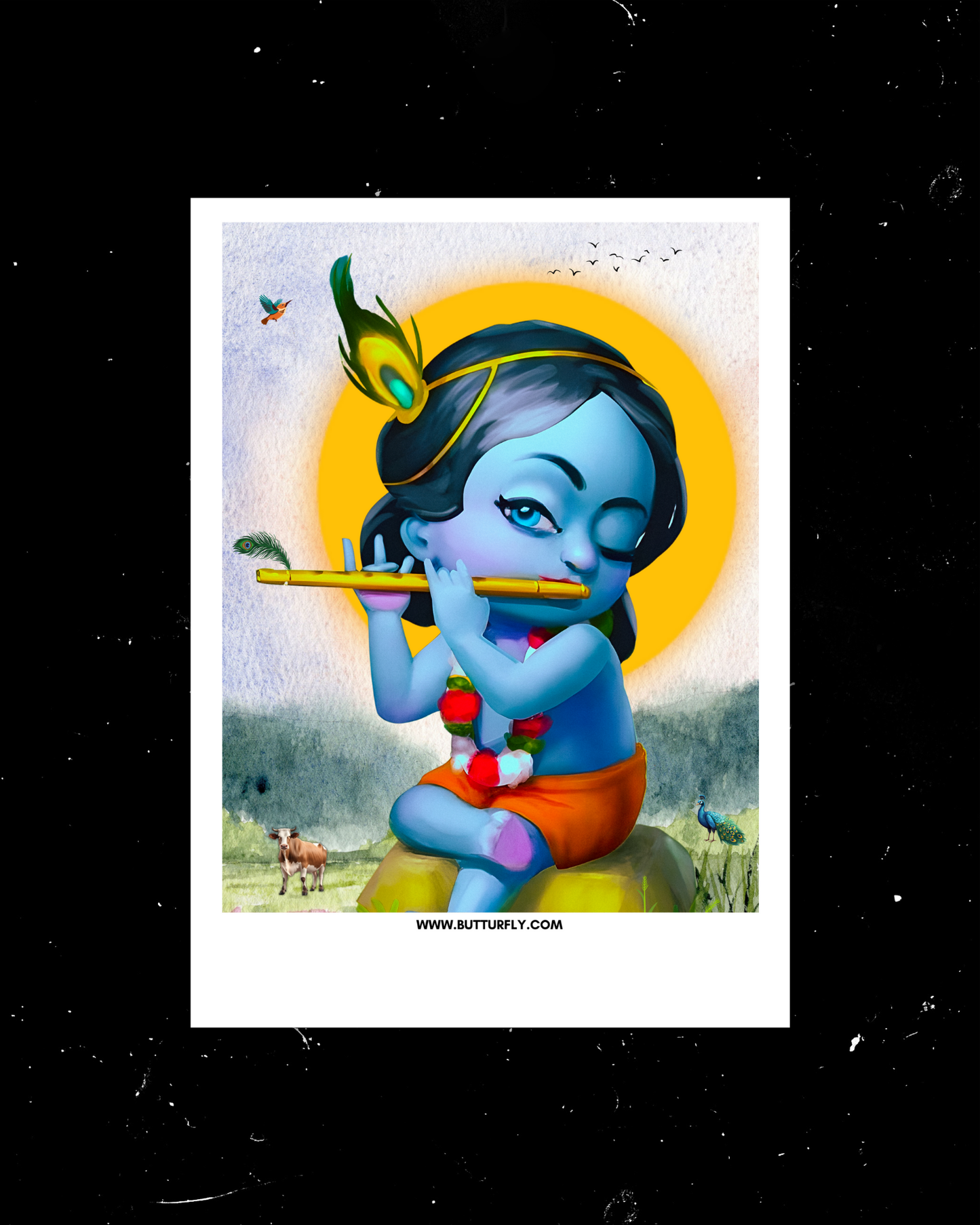 Jai Shree Krishna | Spiritual Polaroid