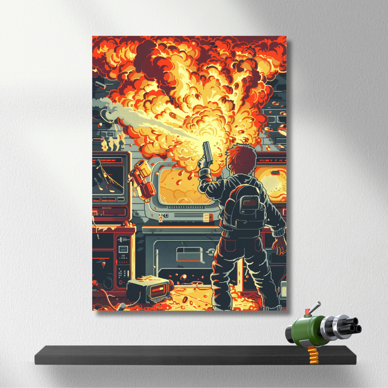 Retro Game | Action | Gaming Poster