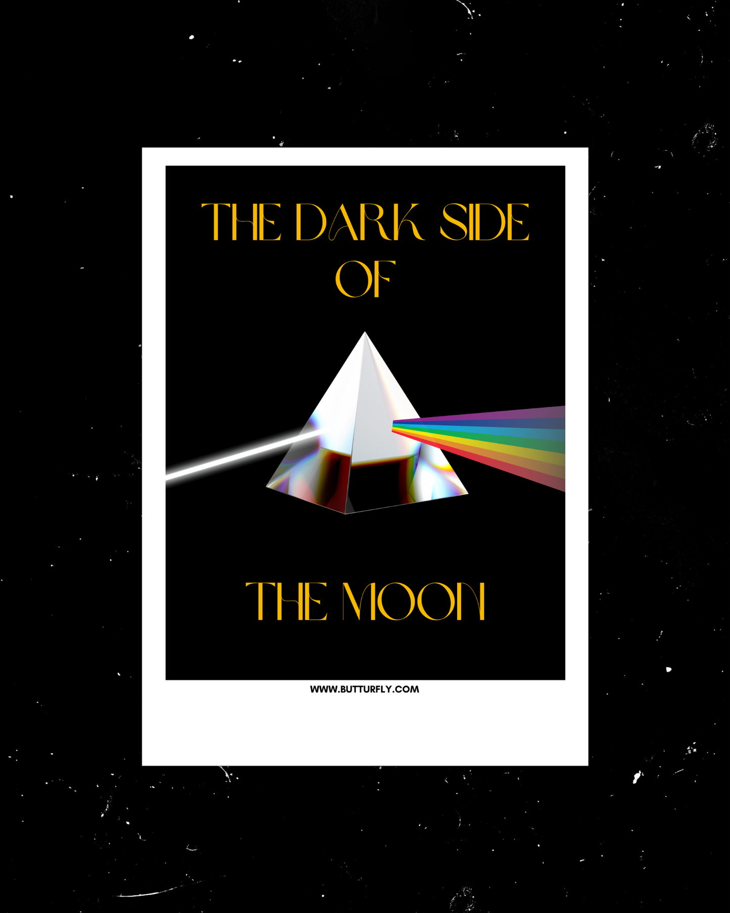 The Dark Side of the Moon: Pink Floyd | Design #2 | Music Polaroid