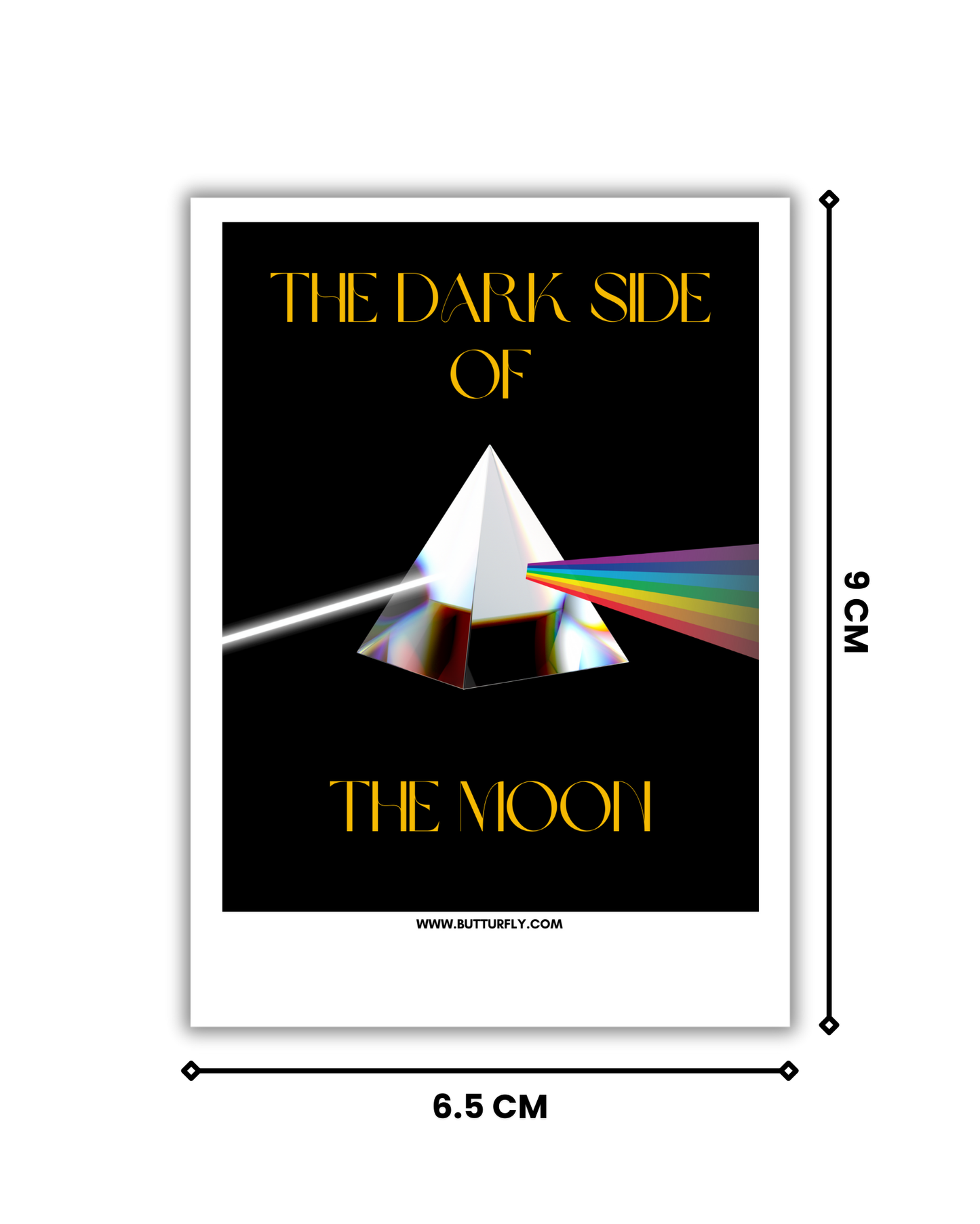 The Dark Side of the Moon: Pink Floyd | Design #2 | Music Polaroid