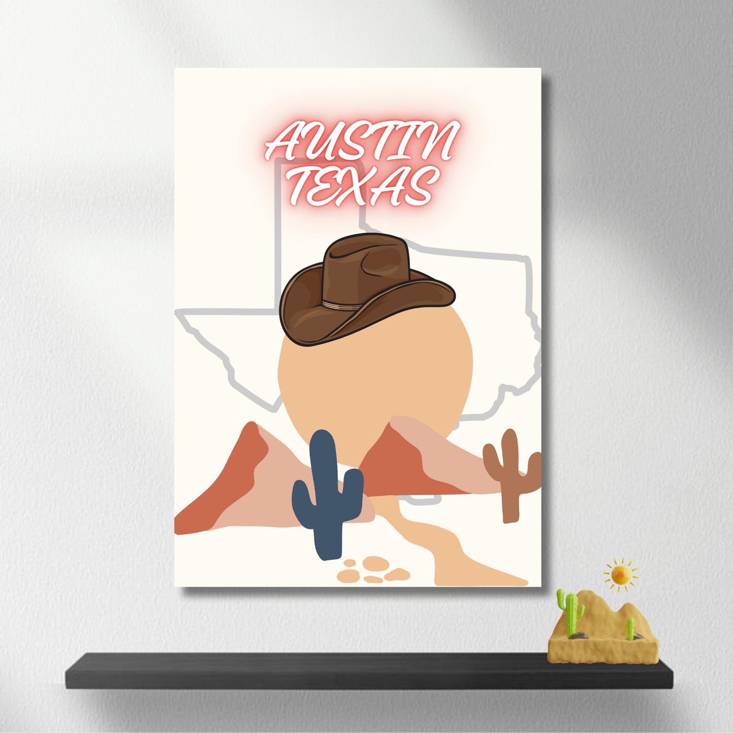 Austin Texas | State Poster