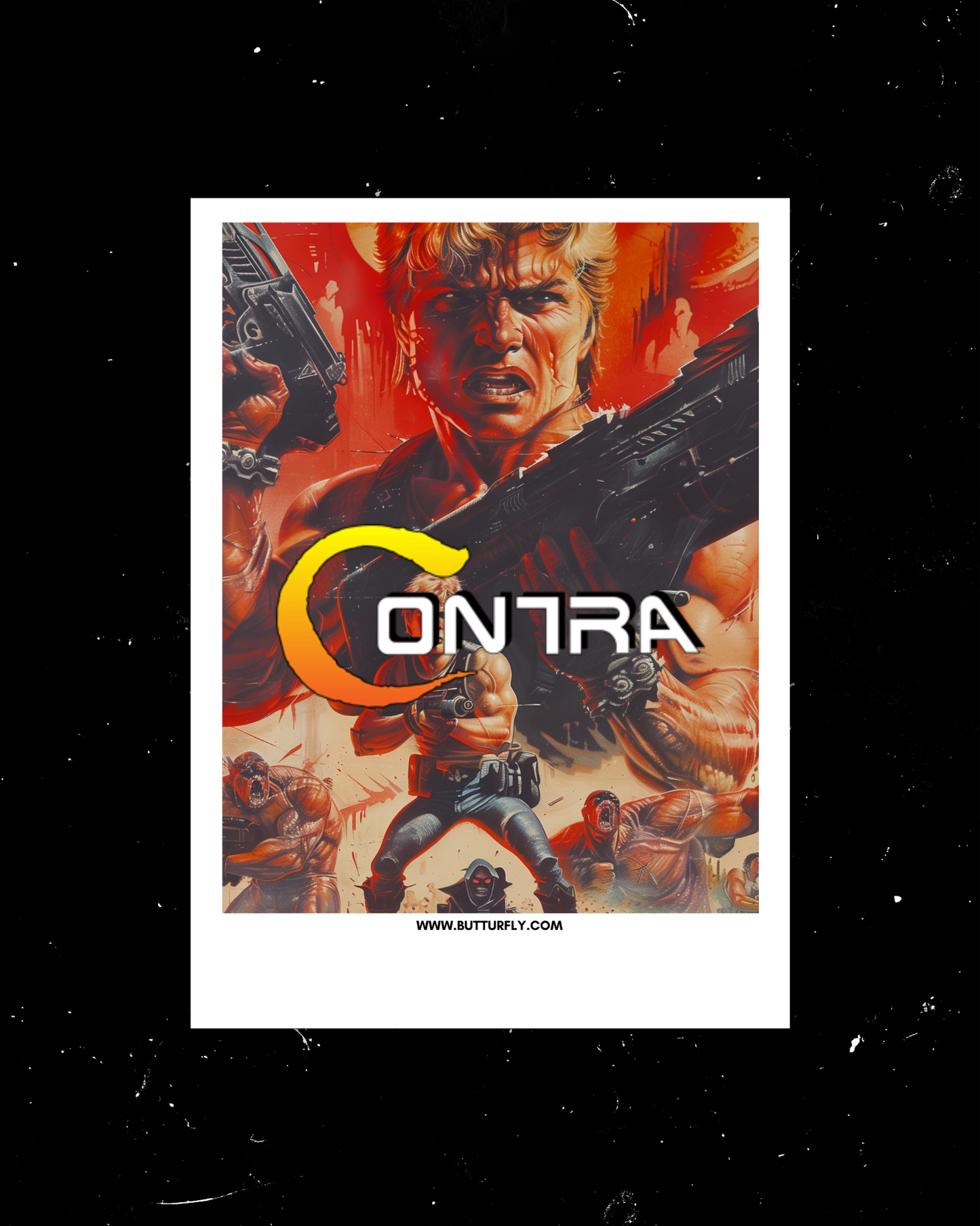 Contra | Design #1 | Gaming Polaroid