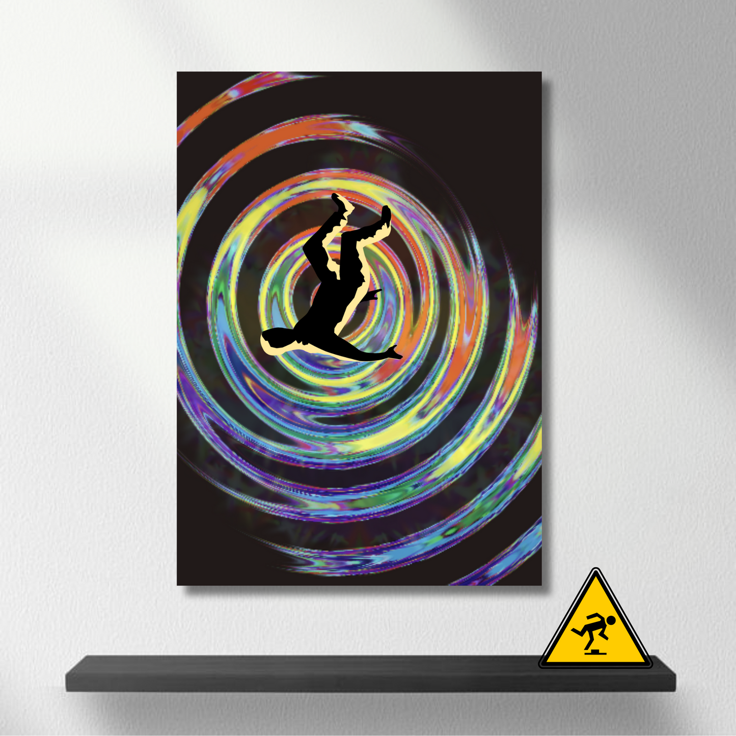 Falling Man Poster | Bold & Dramatic Wall Art
