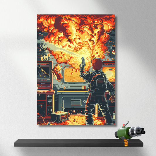Retro Game | Action | Gaming Poster