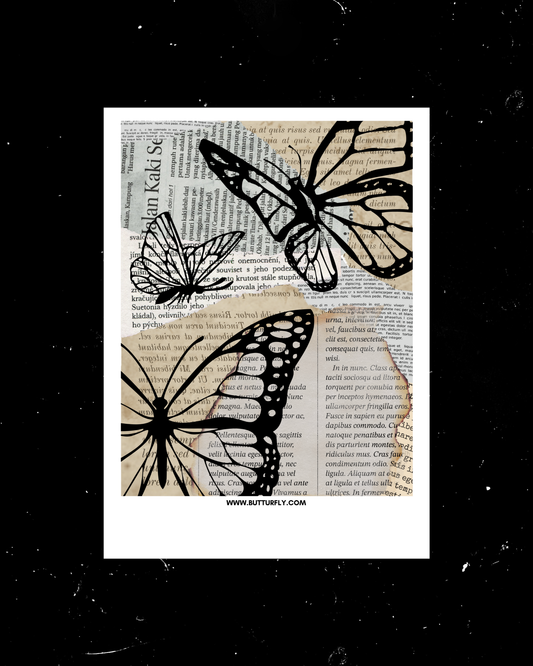 Vintage Butterflies | Normal Polaroid