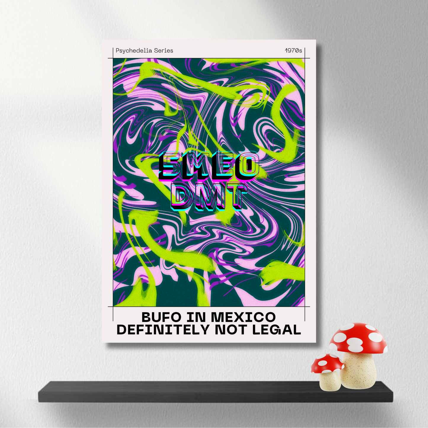 Definitely Not Legal | Trippy Poster