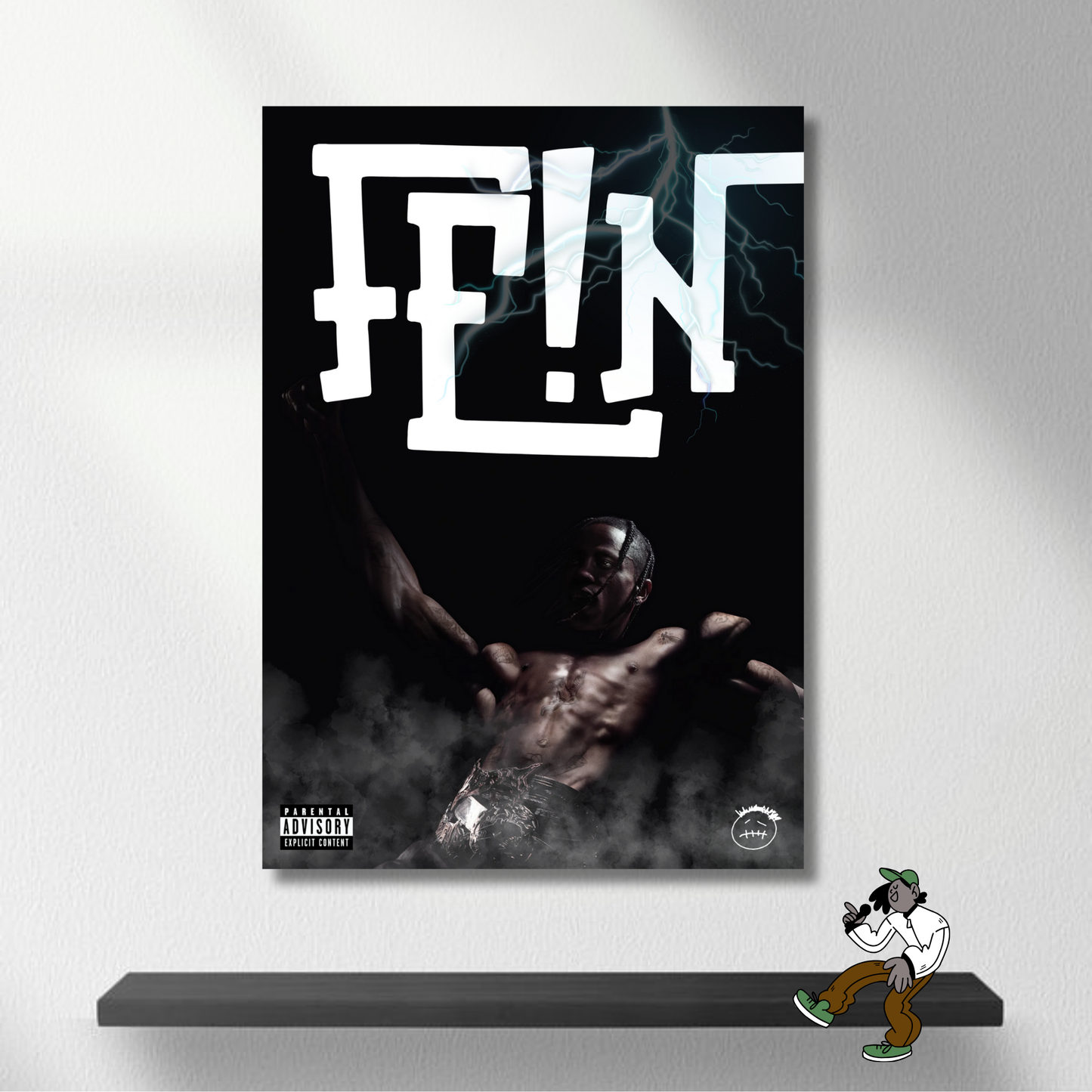 Fein | Travis Scott | Music Poster